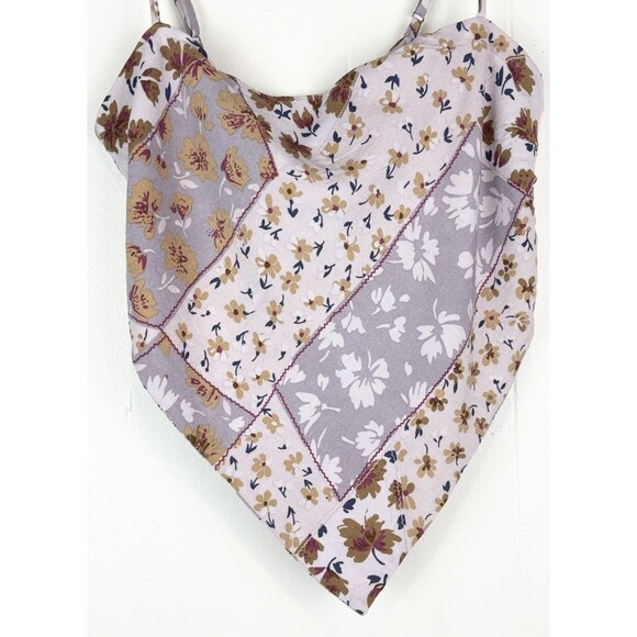 Princess Polly Floral Tie Back Bandana Top Boho Indie Festival, Size 4 - Picture 2 of 6